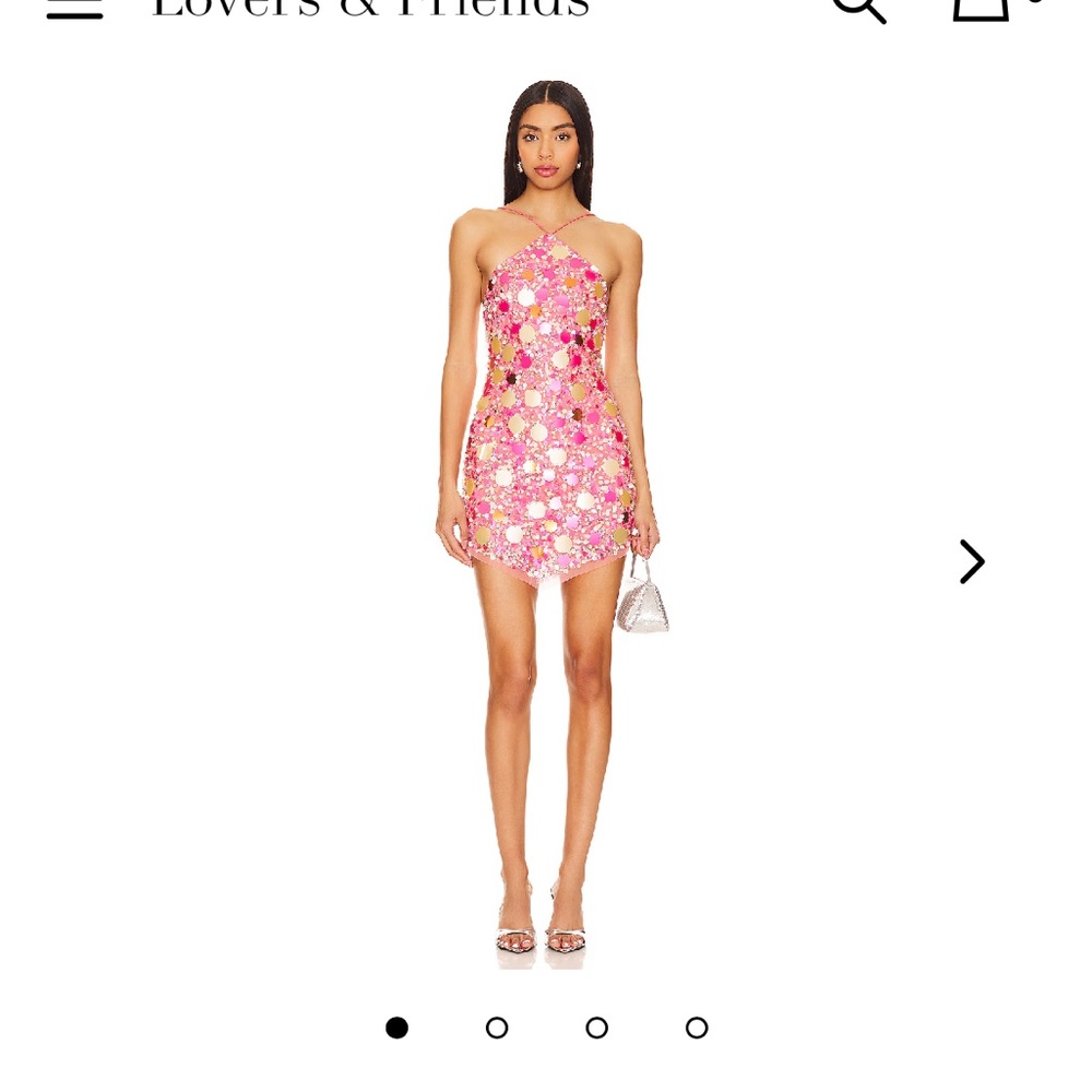 Lovers + Friends Quinn Embellished Mini Dress